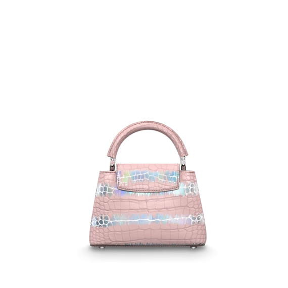 Louis Vuitton Capucines Mini Pink / Silver