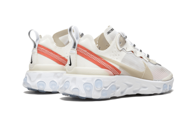 Nike React Element 87 Sail Light Bone-White