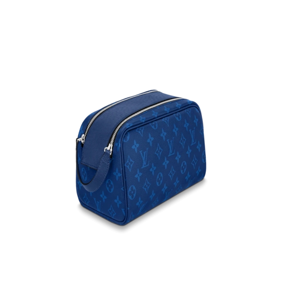 Louis Vuitton Dopp Kit Toilet Pouch Cobalt Blue