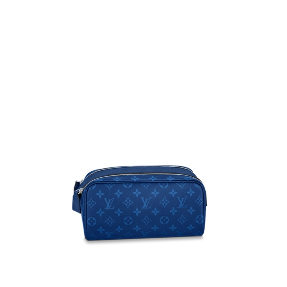 Louis Vuitton Dopp Kit Toilet Pouch Cobalt Blue