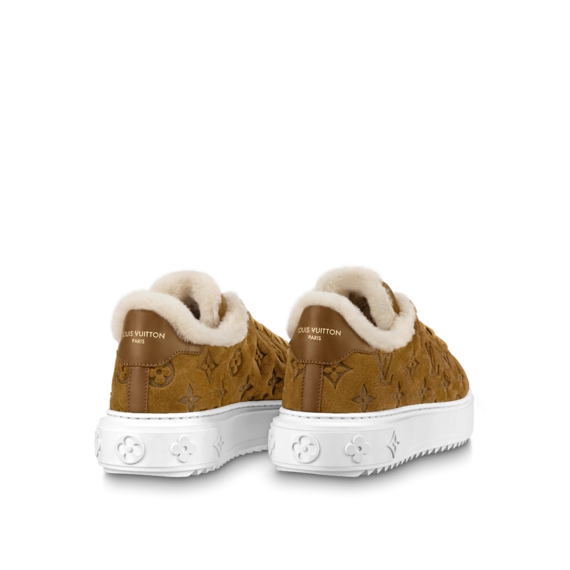 Louis Vuitton Time Out Sneaker Cognac Brown