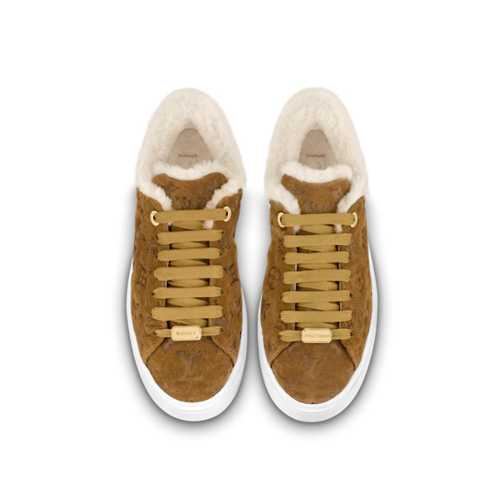 Louis Vuitton Time Out Sneaker Cognac Brown