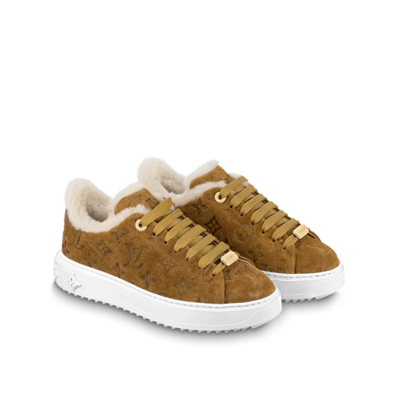 Louis Vuitton Time Out Sneaker Cognac Brown