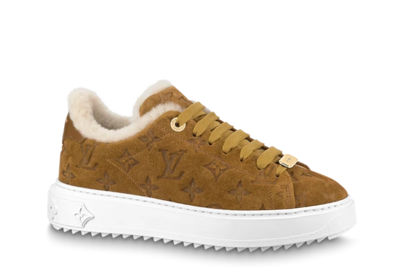 Louis Vuitton Time Out Sneaker Cognac Brown