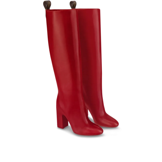 Louis Vuitton Donna High Boot Red