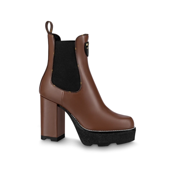 Lv Beaubourg Ankle Boot Brown