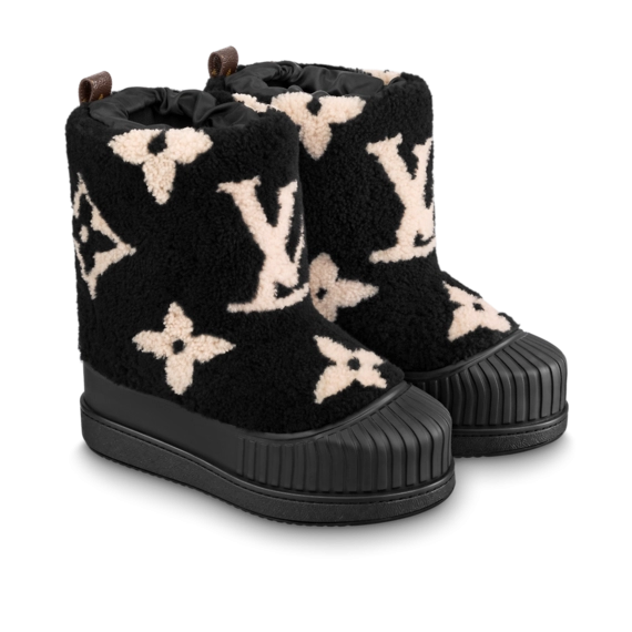 Louis Vuitton Polar Flat Half Boot Black