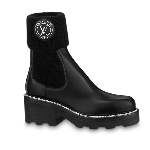 Lv Beaubourg Ankle Boot Black