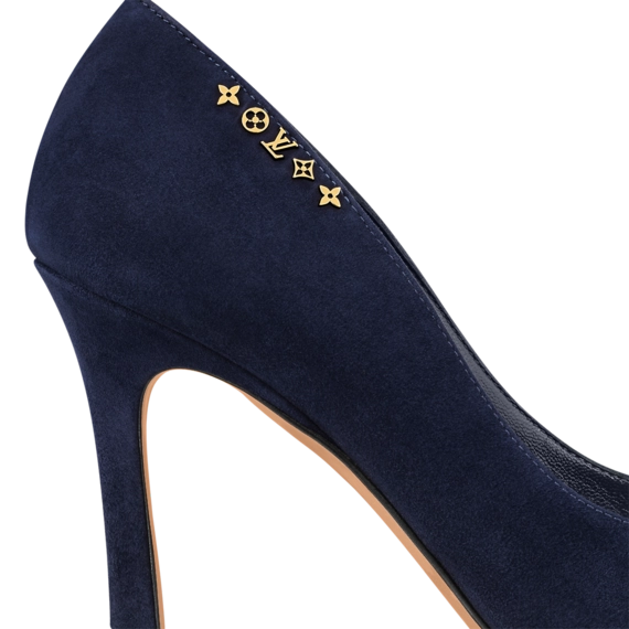 Louis Vuitton Signature Pump Navy Blue