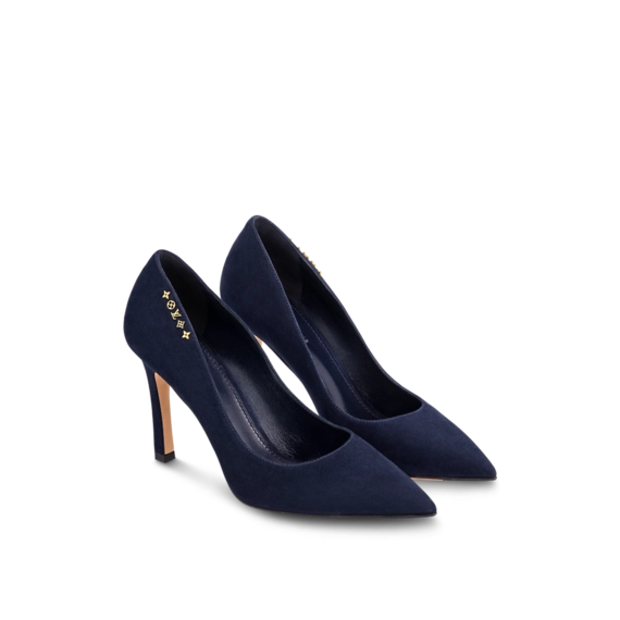 Louis Vuitton Signature Pump Navy Blue