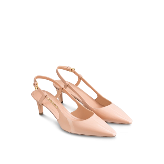 Louis Vuitton Signature Slingback Pump Nude Pink