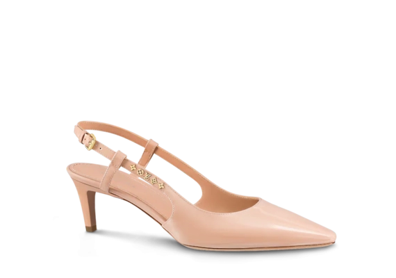 Louis Vuitton Signature Slingback Pump Nude Pink