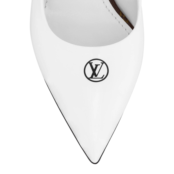 Louis Vuitton Magnetic Slingback Pump White