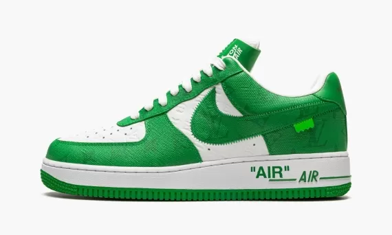 Louis Vuitton AIR FORCE 1 Low Virgil Abloh - White/Green