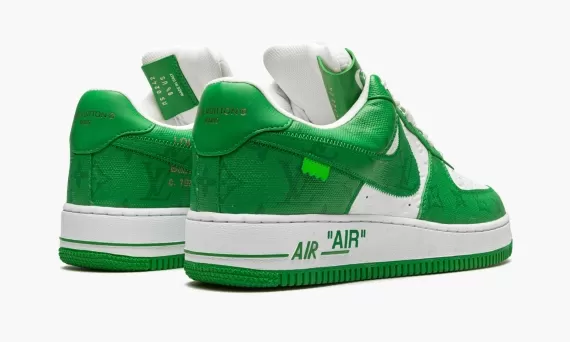 Louis Vuitton AIR FORCE 1 Low Virgil Abloh - White/Green