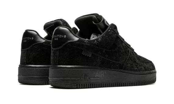 Louis Vuitton AIR FORCE 1 Low Virgil Abloh - Black/Black