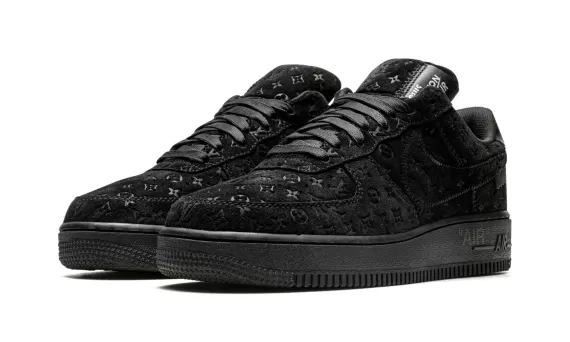 Louis Vuitton AIR FORCE 1 Low Virgil Abloh - Black/Black