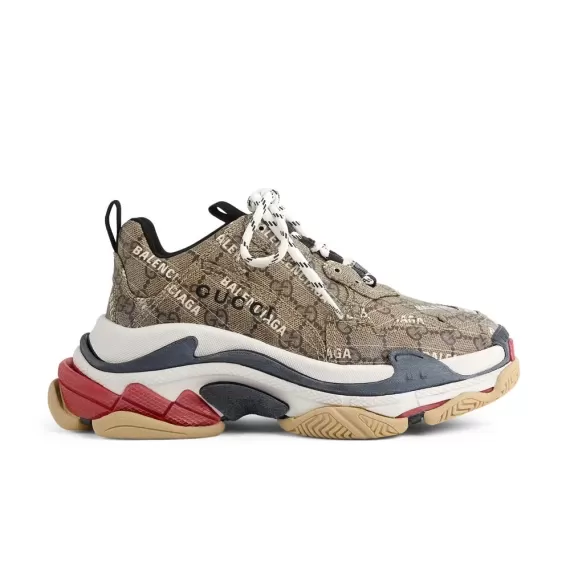 Balenciaga & Gucci Triple S - The Hacker Project Beige