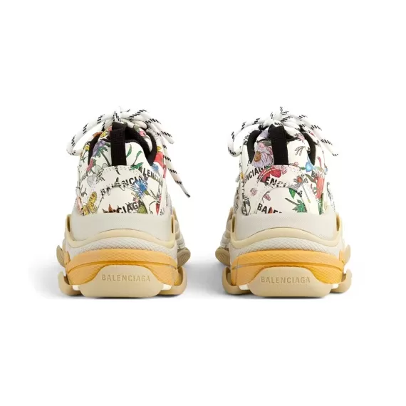 Balenciaga & Gucci Triple S - The Hacker Project Flora Print