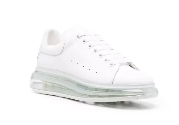 Alexander McQueen Transparent Oversized Sole White