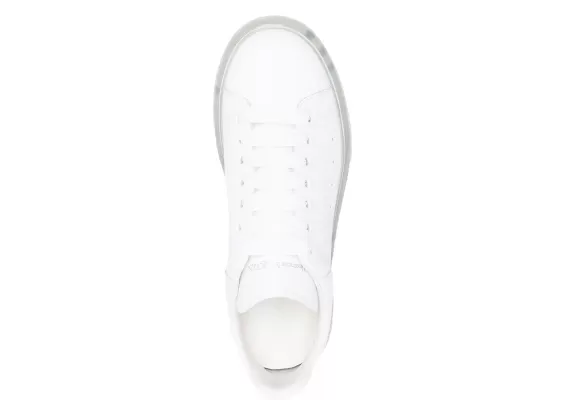 Alexander McQueen Transparent Oversized Sole White