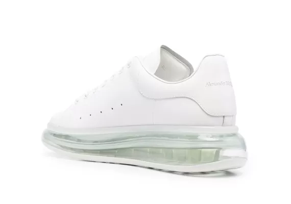 Alexander McQueen Transparent Oversized Sole White