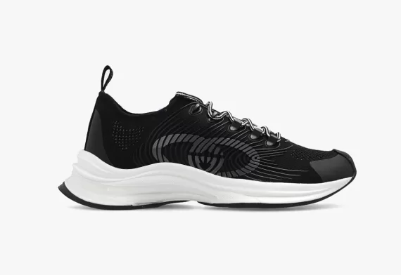 Gucci Run Lace-up sneakers Black/white