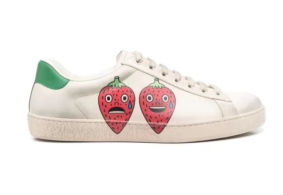 Gucci x Off-white New Ace graphic-print sneakers