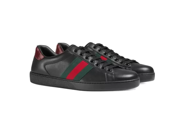 Gucci Ace embroidered sneakers Black