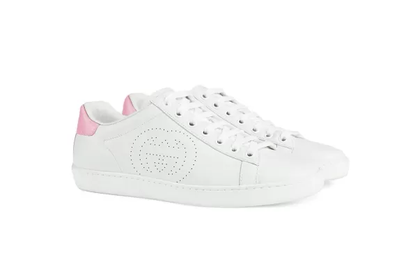 Gucci Ace sneakers Interlocking G symbol White/pink