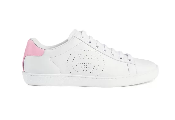 Gucci Ace sneakers Interlocking G symbol White/pink