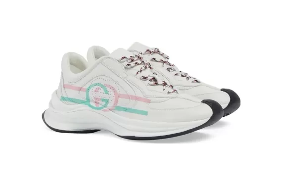 Gucci Run leather sneakers interlocking G