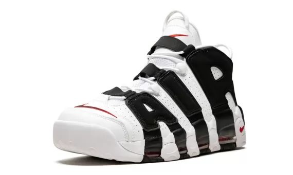 Nike Air More Uptempo - Bulls White/Black-University Red