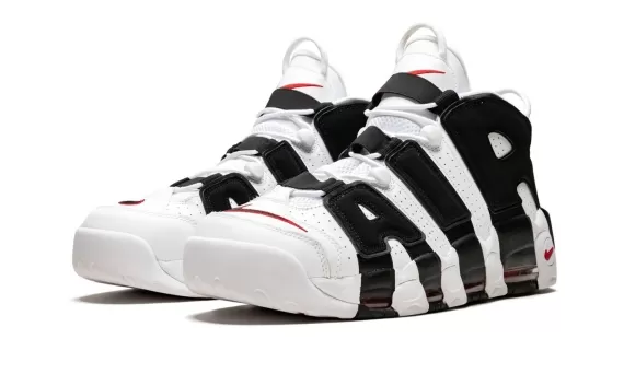 Nike Air More Uptempo - Bulls White/Black-University Red