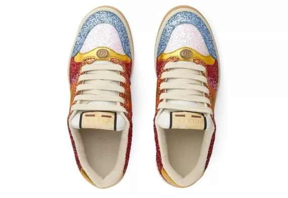 Gucci Lovelight Screener sneakers - bright red/multicolour