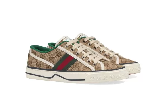 GG Gucci Tennis 1977 sneakers - Beige/ebony 