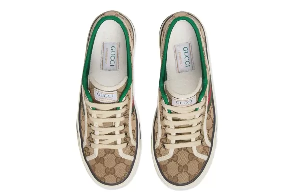 GG Gucci Tennis 1977 sneakers - Beige/ebony 