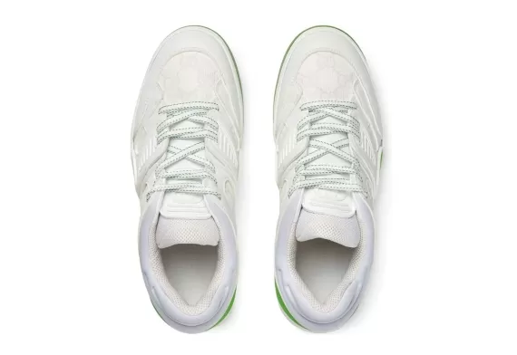 Gucci Basket sneakers - Interlocking G logo White/green