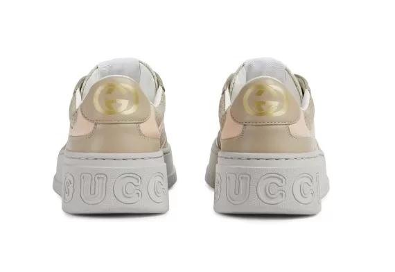 Gucci GG panelled low-top sneakers - Beige