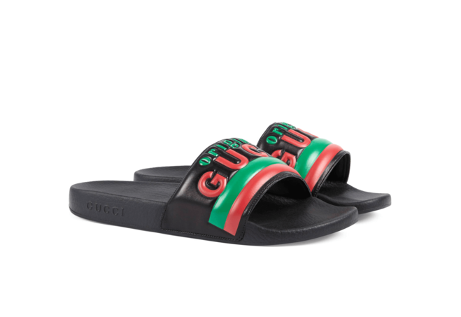  Gucci Slide Sandal Black