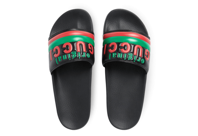  Gucci Slide Sandal Black