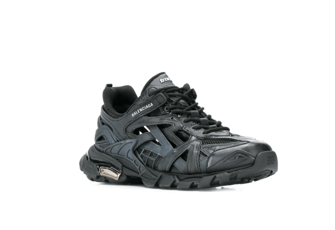 Balenciaga Track.2 Sneaker in Black Neoprene and Rubber