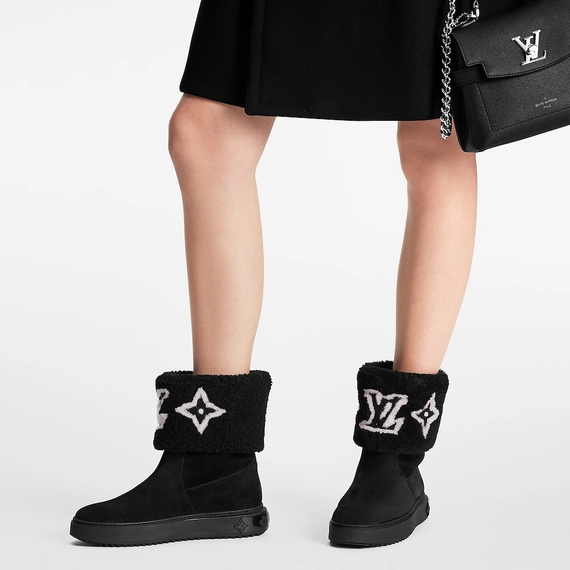 Louis Vuitton Snowdrop Flat Ankle Boot