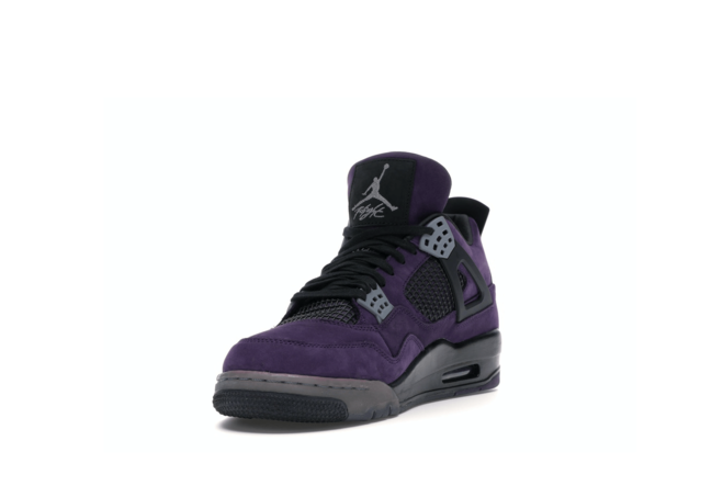 Jordan 4 Retro Travis Scott Purple Friends and Family