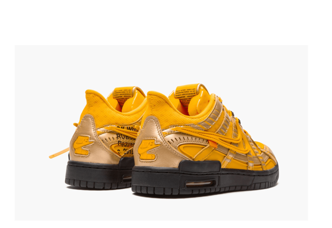 Off White x Nike Air Rubber Dunk - University Gold