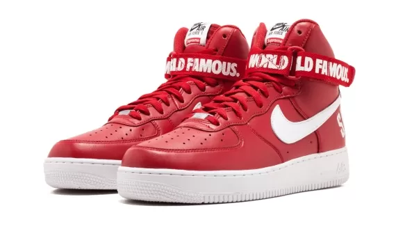 Nike Air Force 1 High Supreme SP - Red