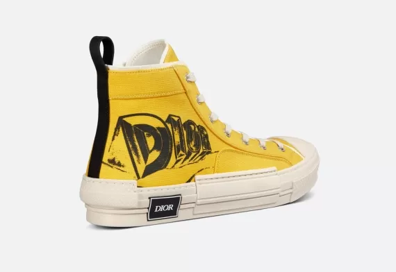 B23 High-Top Sneaker Yellow AsteroDior