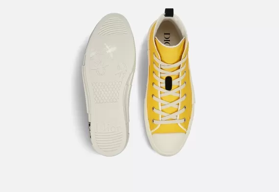 B23 High-Top Sneaker Yellow AsteroDior