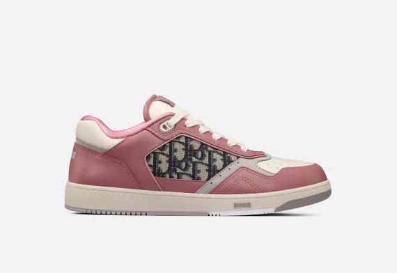 B27 Low-Top Sneaker - Pink and Cream