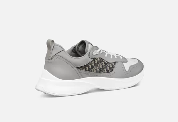 B25 Runner Sneaker - Gray/White  Beige/Black